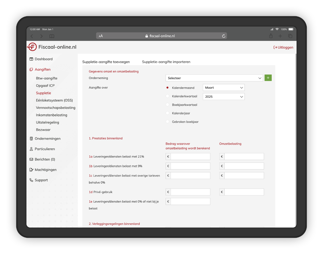 suppletie software